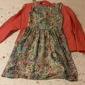 DONATING SOON! Colorful Paisley dress